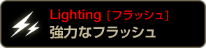 Lighting [フラッシュ] 強力なフラッシュ