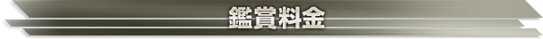 鑑賞料金