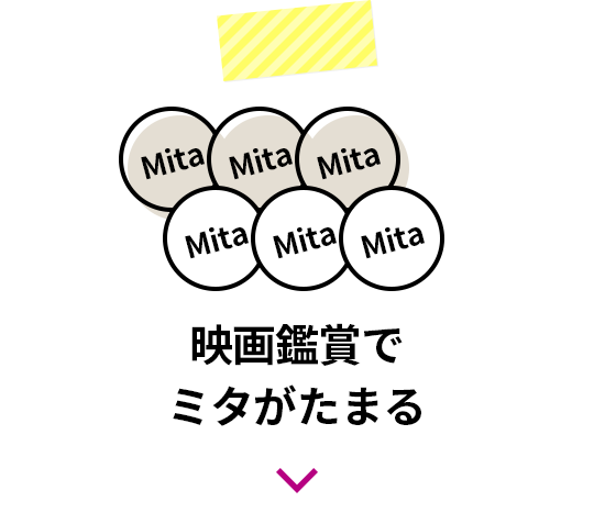 映画鑑賞でミタがたまる